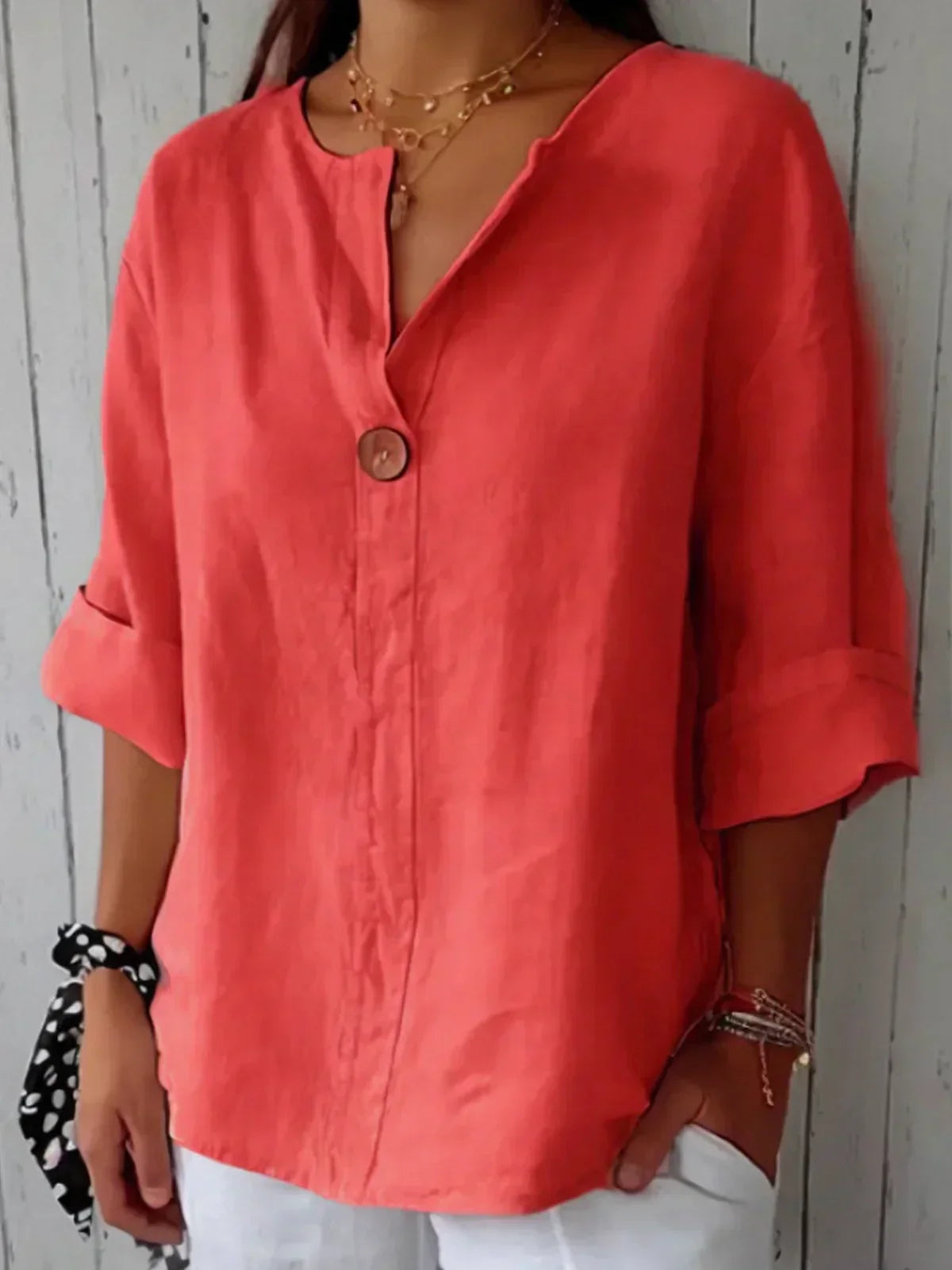 RONJA - Avslappnad Chic Blus