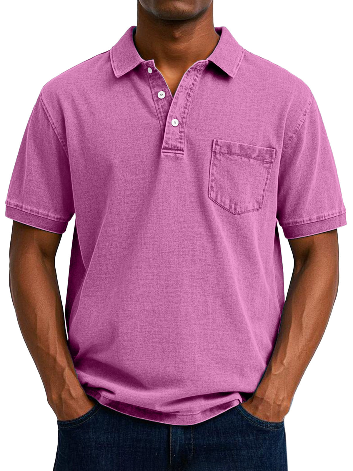 ELOF™ Chemise Polo Vintage Décontractée pour Homme