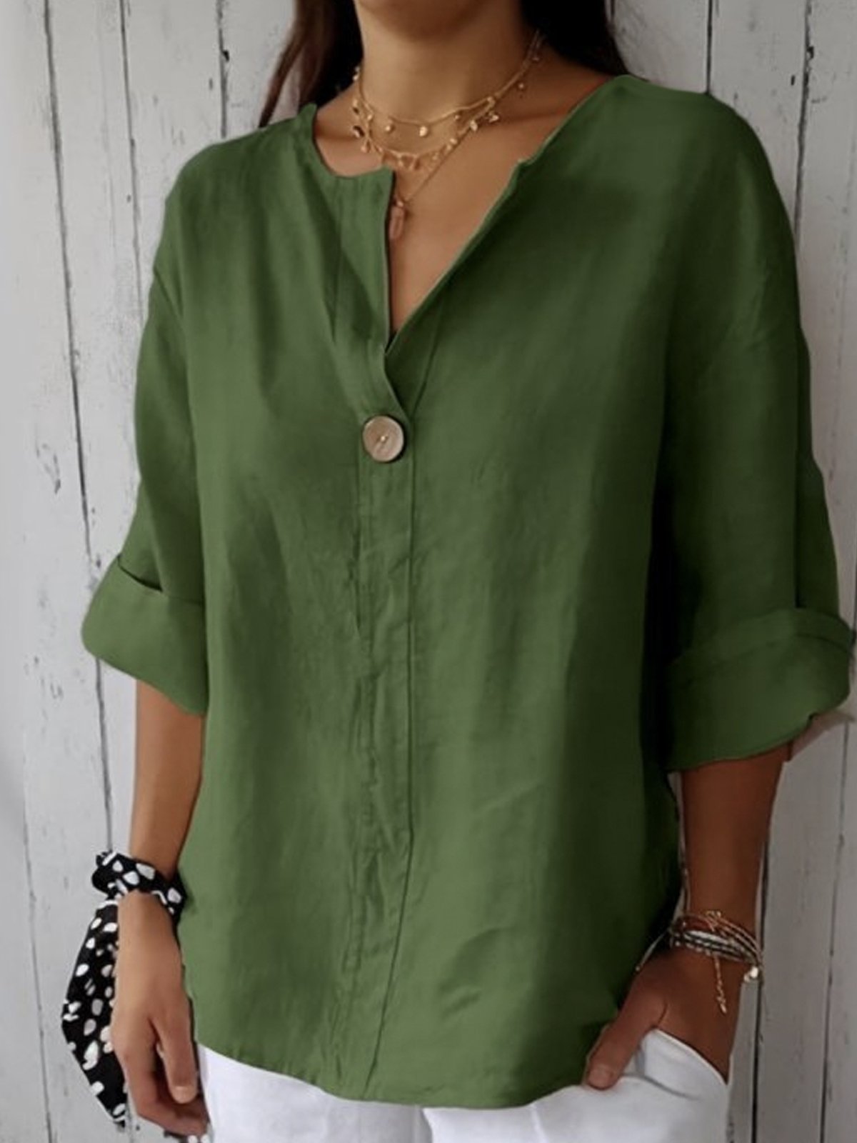 RONJA - Avslappnad Chic Blus