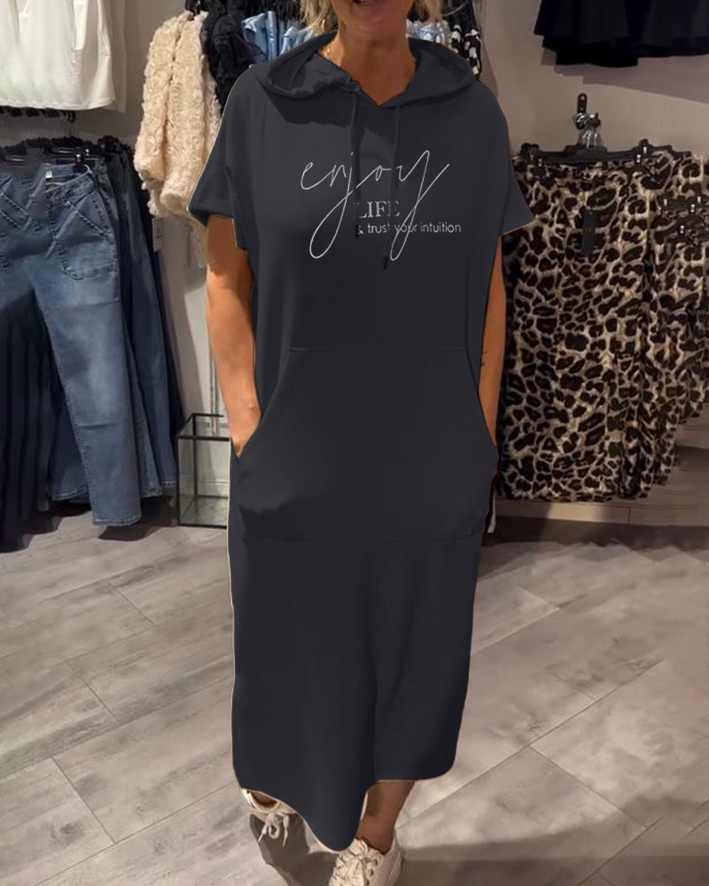 Linjel™ – Hoodieklänning