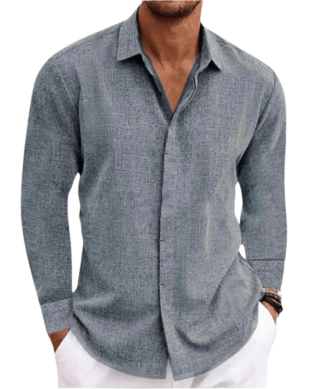 Sixten™ | Casual Skjorta med Knappar för Herrar