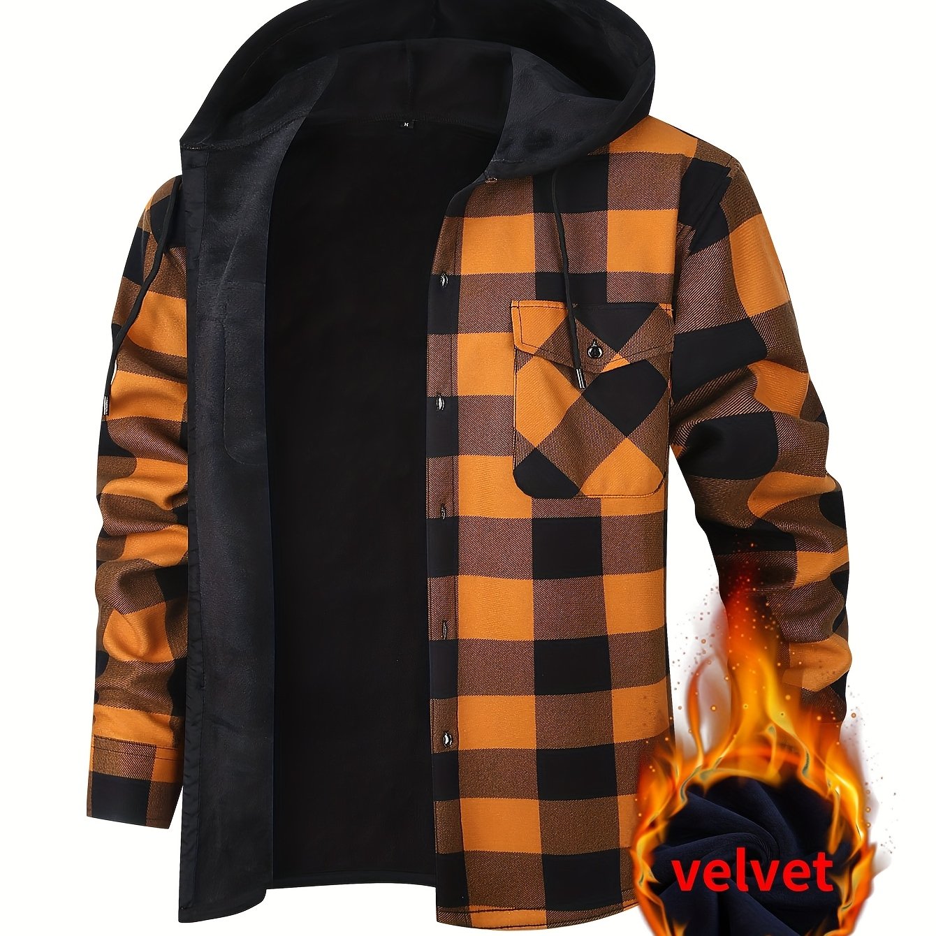 Lloyd™ | Rutig jacka med huva