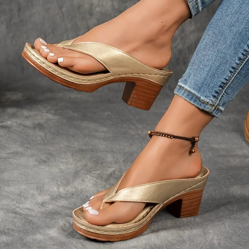 Teresia™ – ortopedisk sandal med klack