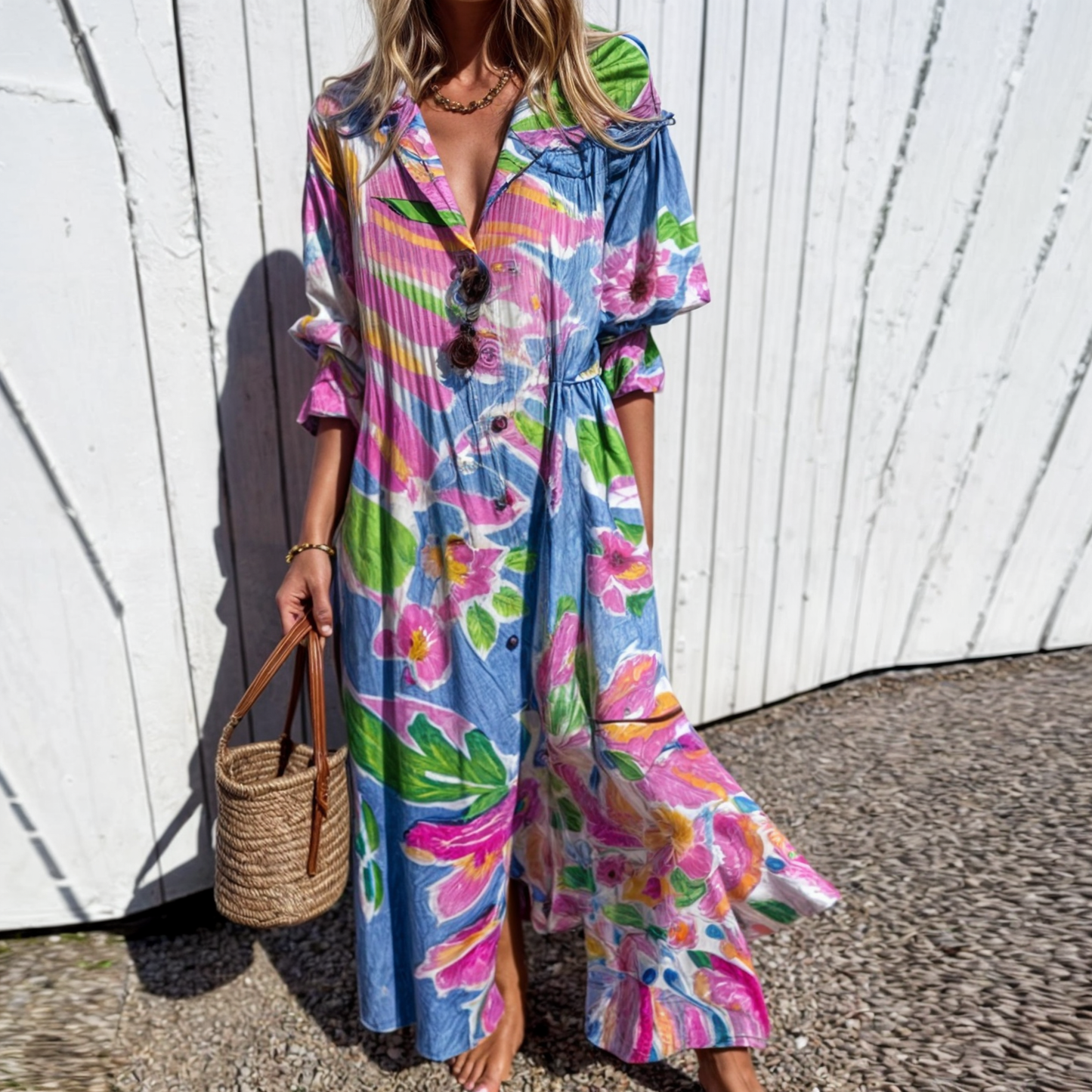 ELLIS - Boho-klänning