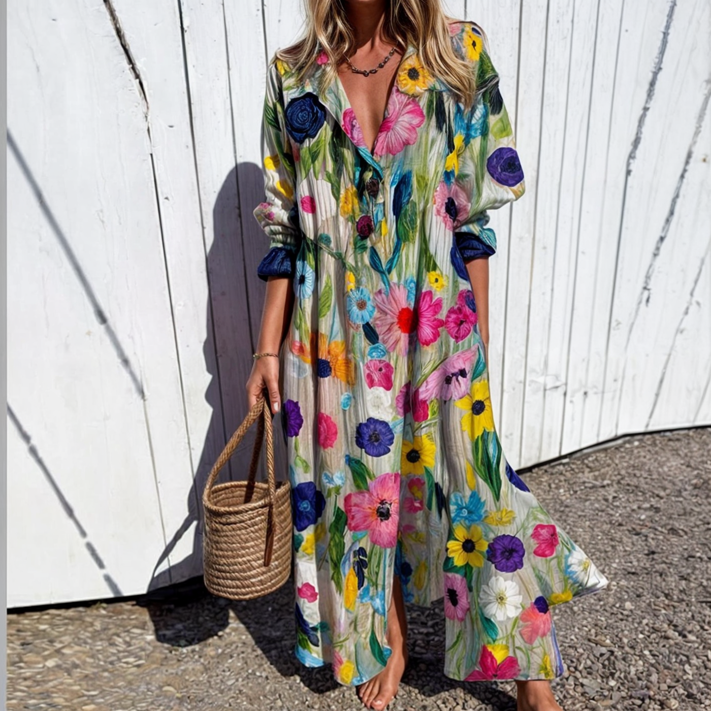 ELLIS - Boho-klänning