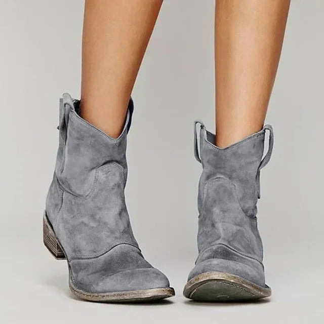KLARA™ - Cowboyboots i vintagestil