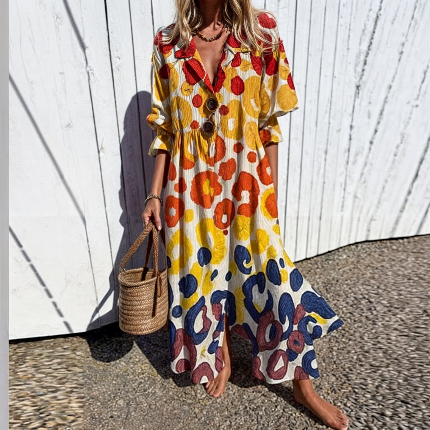 ELLIS - Boho-klänning