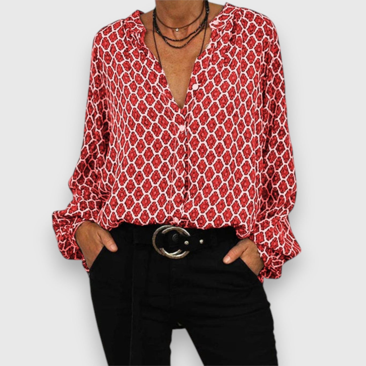 ELSA – Stilren Blus med Modern Touch