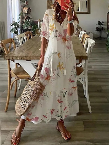 SIGNE - Boho Magvänlig Klänning