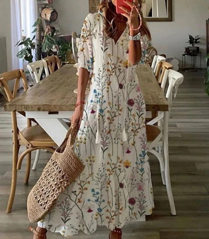 SIGNE - Boho Magvänlig Klänning