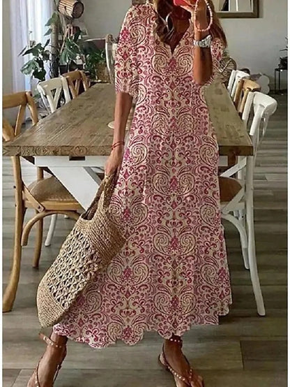 SIGNE - Boho Magvänlig Klänning