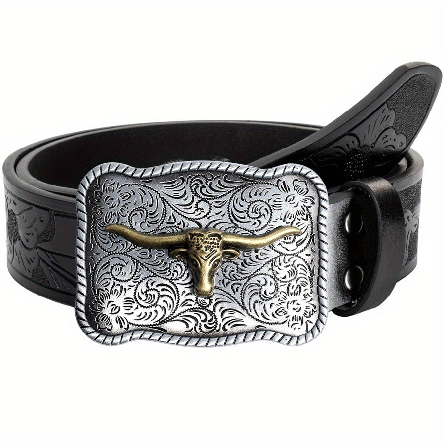 Jimmy™ | Cowboybälte (svart spänne)