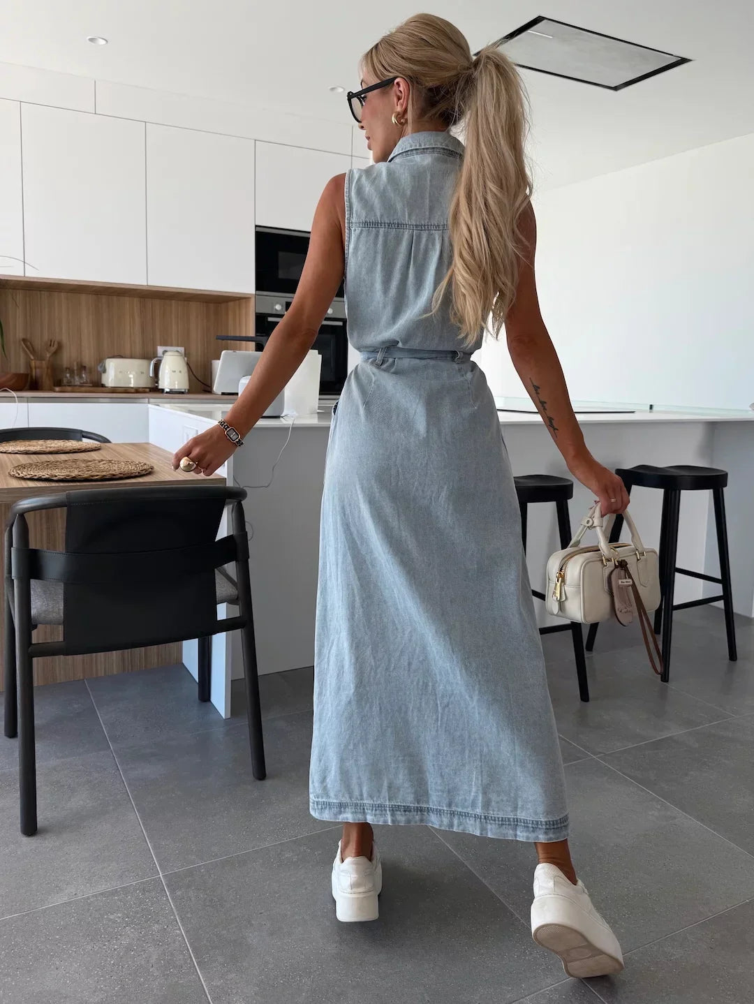 Runa™ – maxiklänning i denim