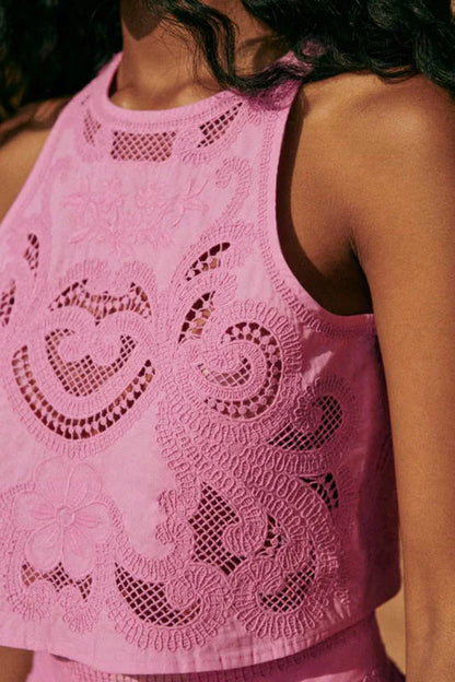 Carina™ | Virkad Sommar-Co-ord Set