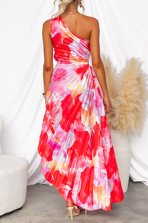 Ylvalie™ | Plisserad One-Shoulder Sommarklänning