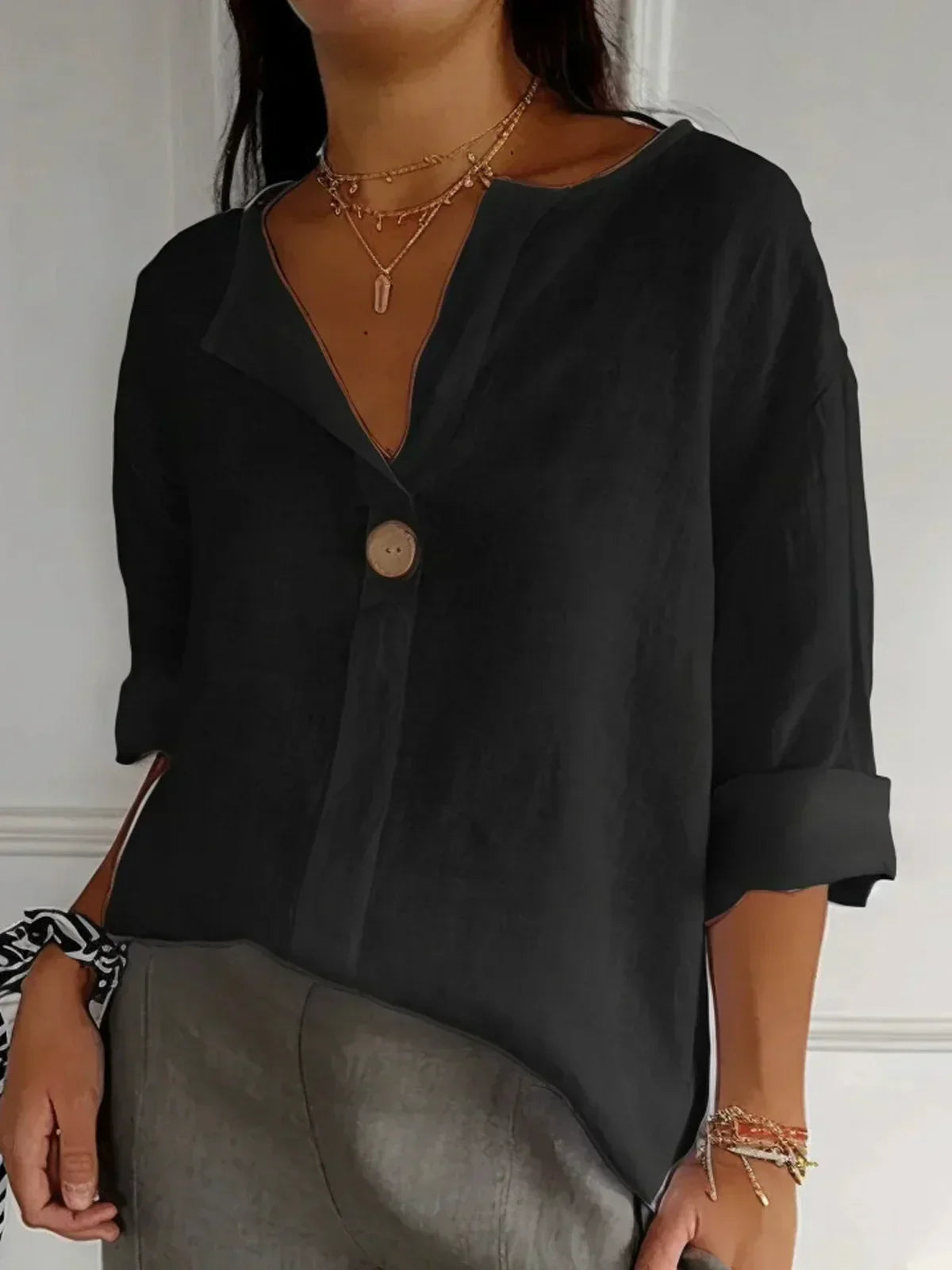 RONJA - Avslappnad Chic Blus