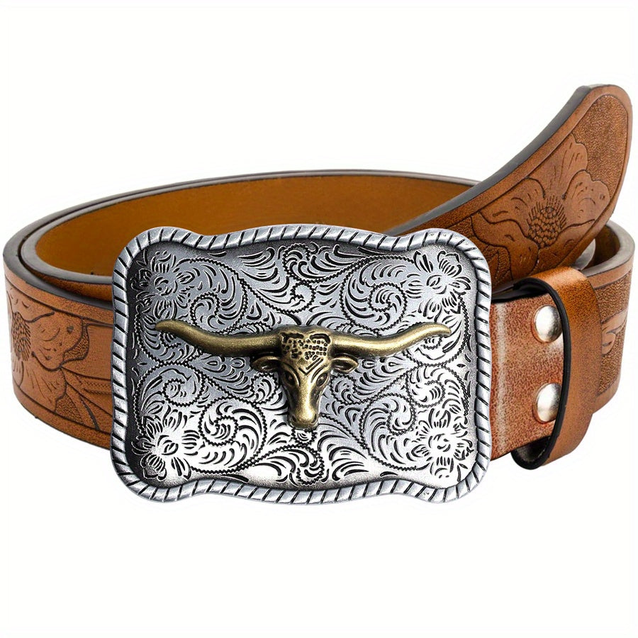 Jimmy™ | Cowboybälte (svart spänne)