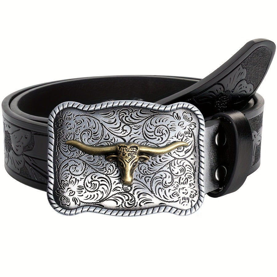 Jimmy™ | Cowboybälte (svart spänne)