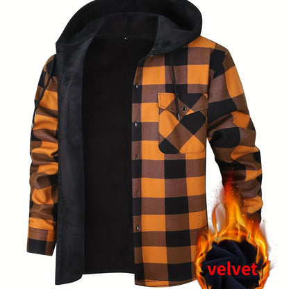 Lloyd™ | Rutig jacka med huva