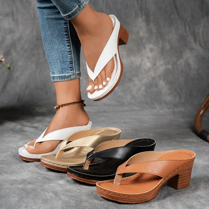Teresia™ – ortopedisk sandal med klack