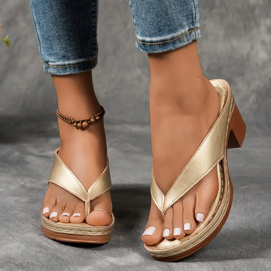 Teresia™ – ortopedisk sandal med klack