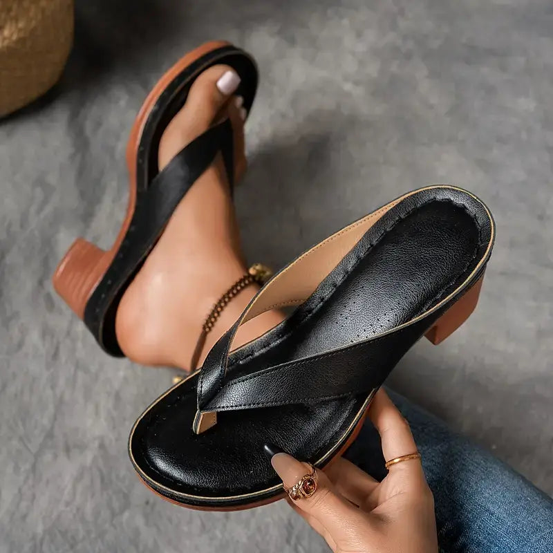Teresia™ – ortopedisk sandal med klack
