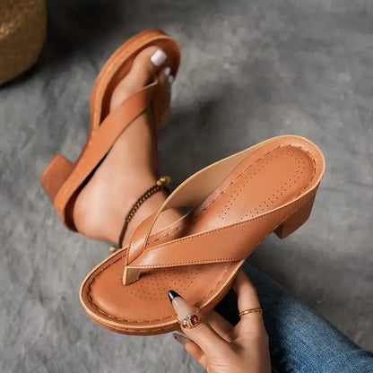 Teresia™ – ortopedisk sandal med klack