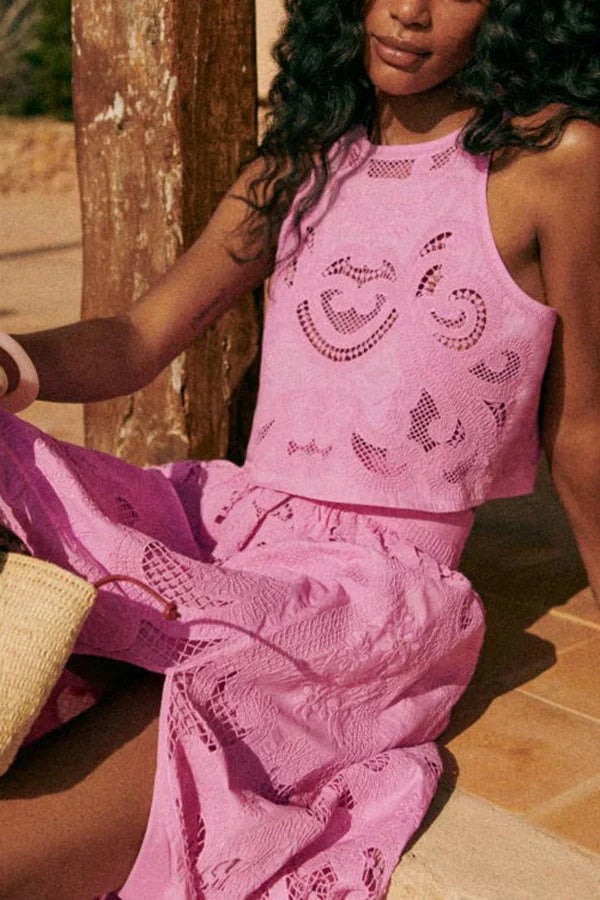 Carina™ | Virkad Sommar-Co-ord Set