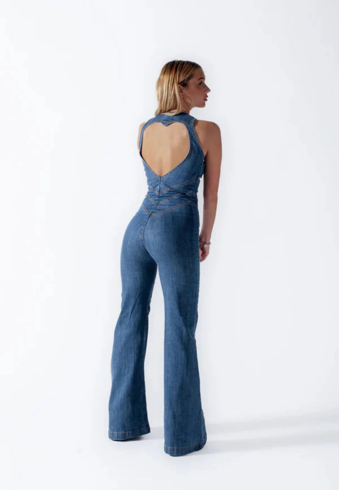 FILIPPA™ - Elegant denim jumpsuit