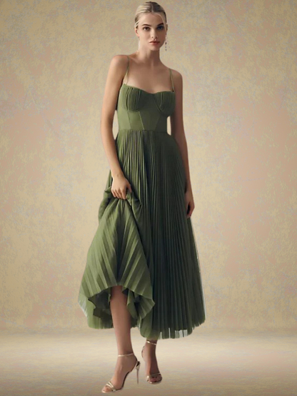 Beata™ | Elegant Plisserad Klänning