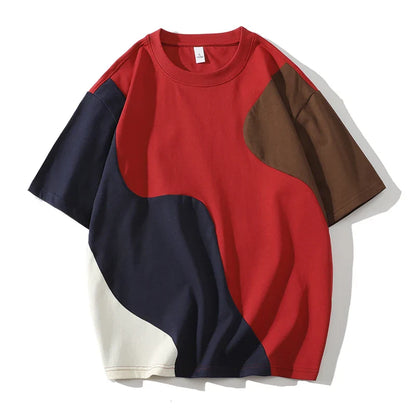 Haldor™ | T-shirt med abstrakt tryck