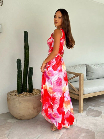 Ylvalie™ | Plisserad One-Shoulder Sommarklänning