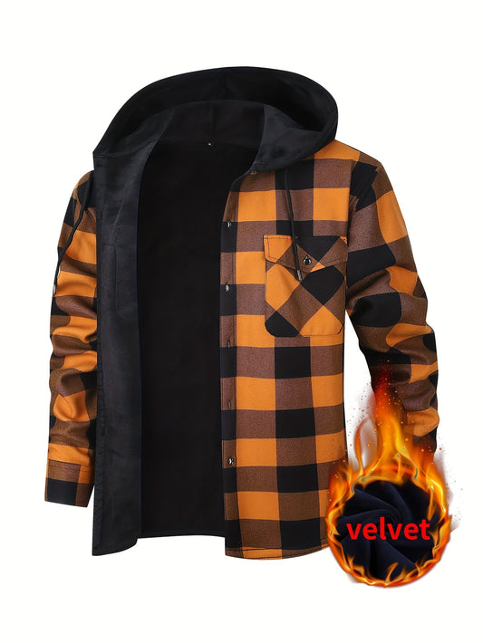 Lloyd™ | Rutig jacka med huva