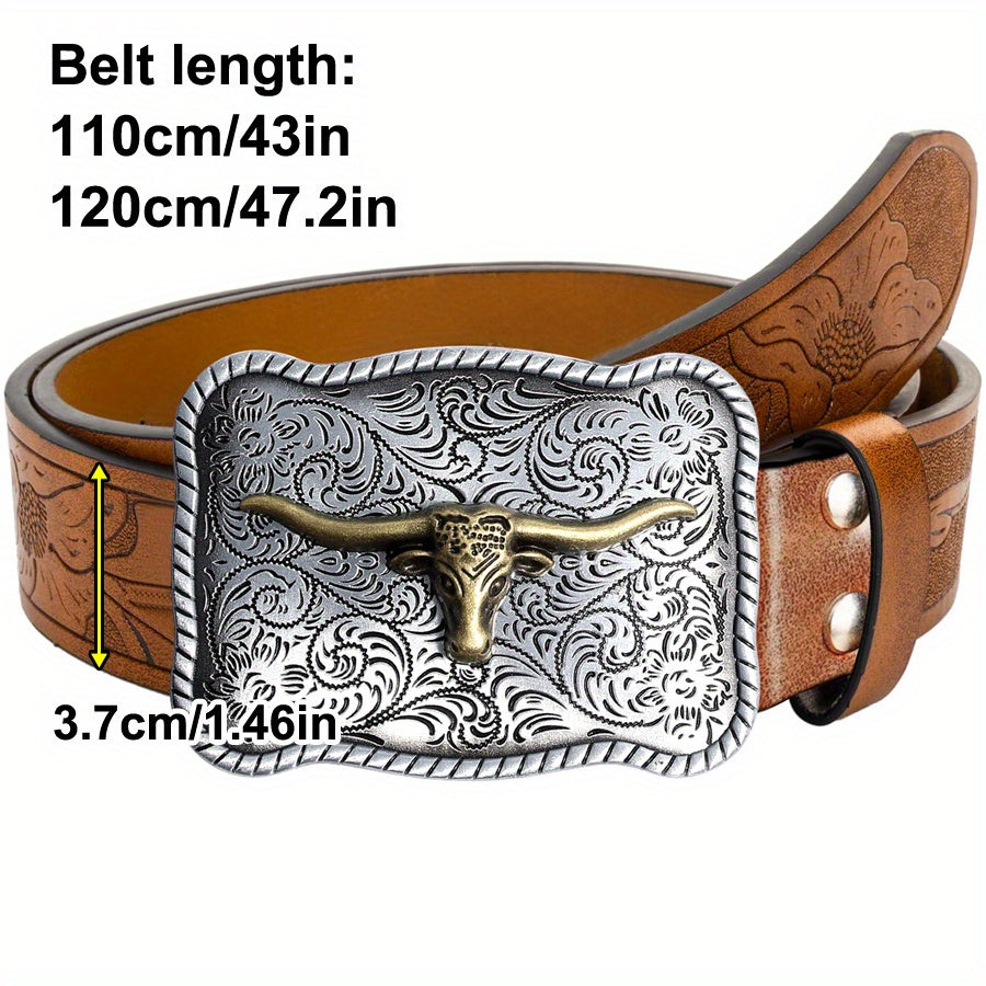 Jimmy™ | Cowboybälte (svart spänne)
