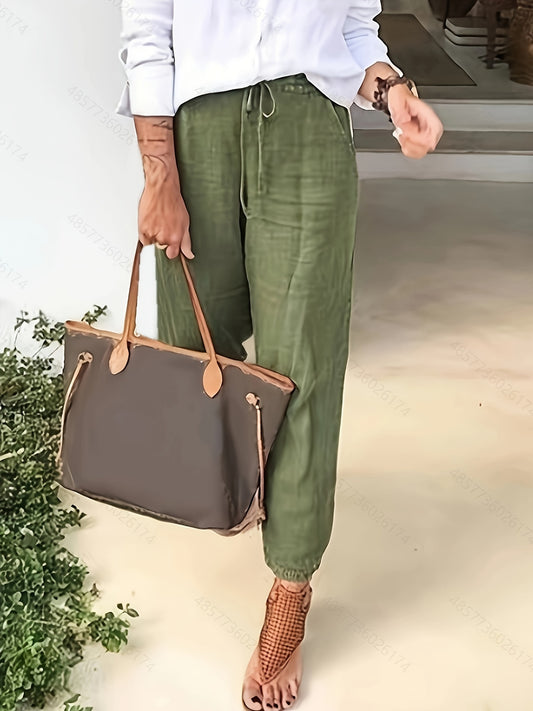Liorin™ | Avslappnade Joggers med Midjeband