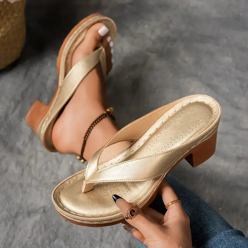 Teresia™ – ortopedisk sandal med klack