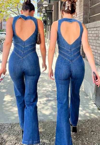 FILIPPA™ - Elegant denim jumpsuit