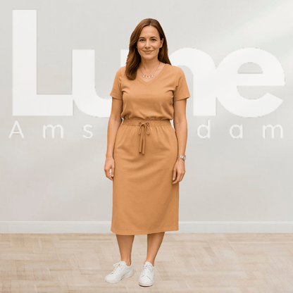Alurea™ – Sommarset med V-ringad topp och kjol